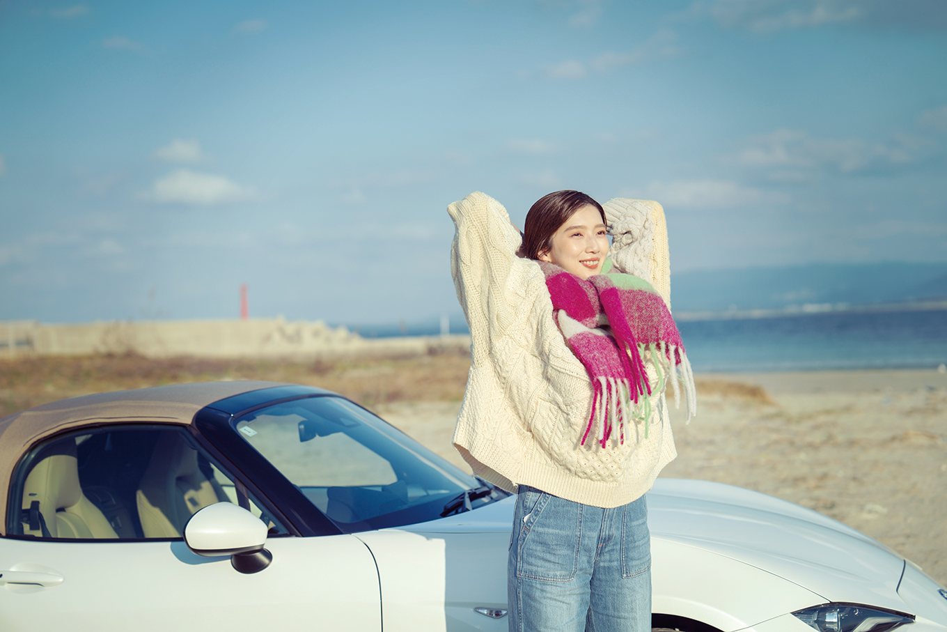 海が好き。今日はね。｜MAZDA ロードスター